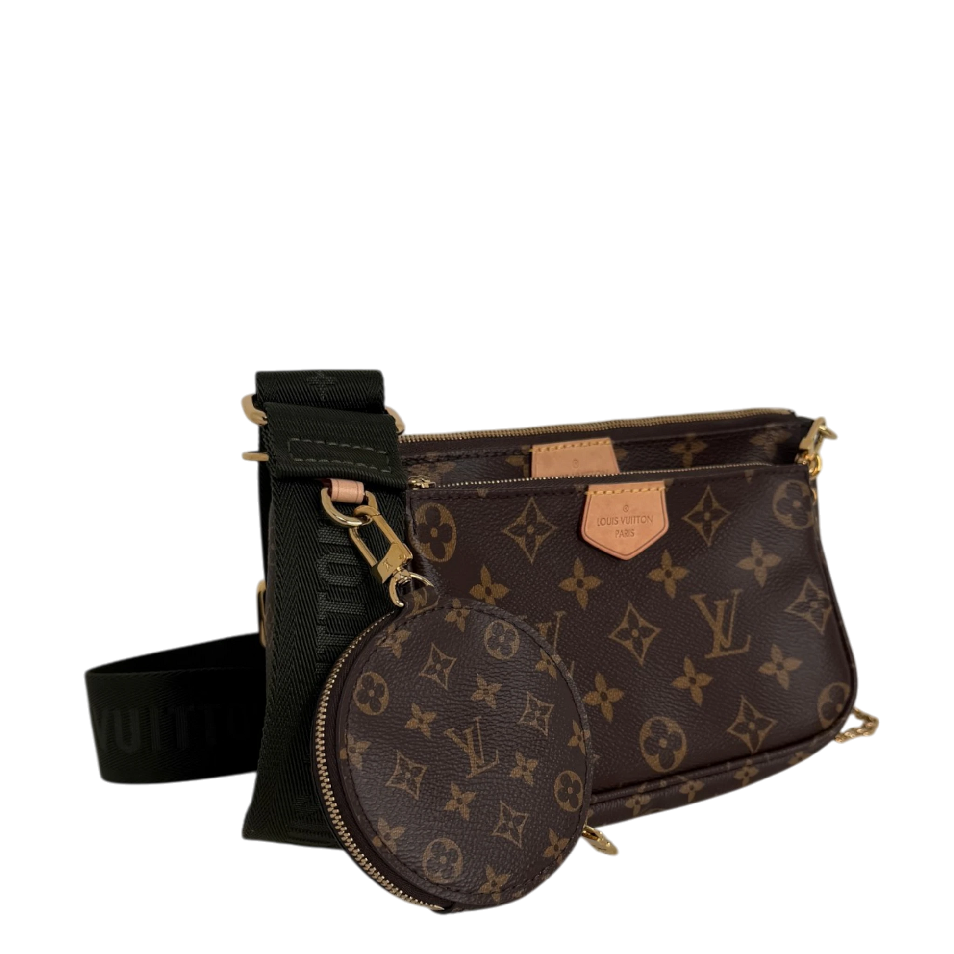 Louis Vuitton Multi Pochette Accessoires Monogram Khaki Louis Vuitton