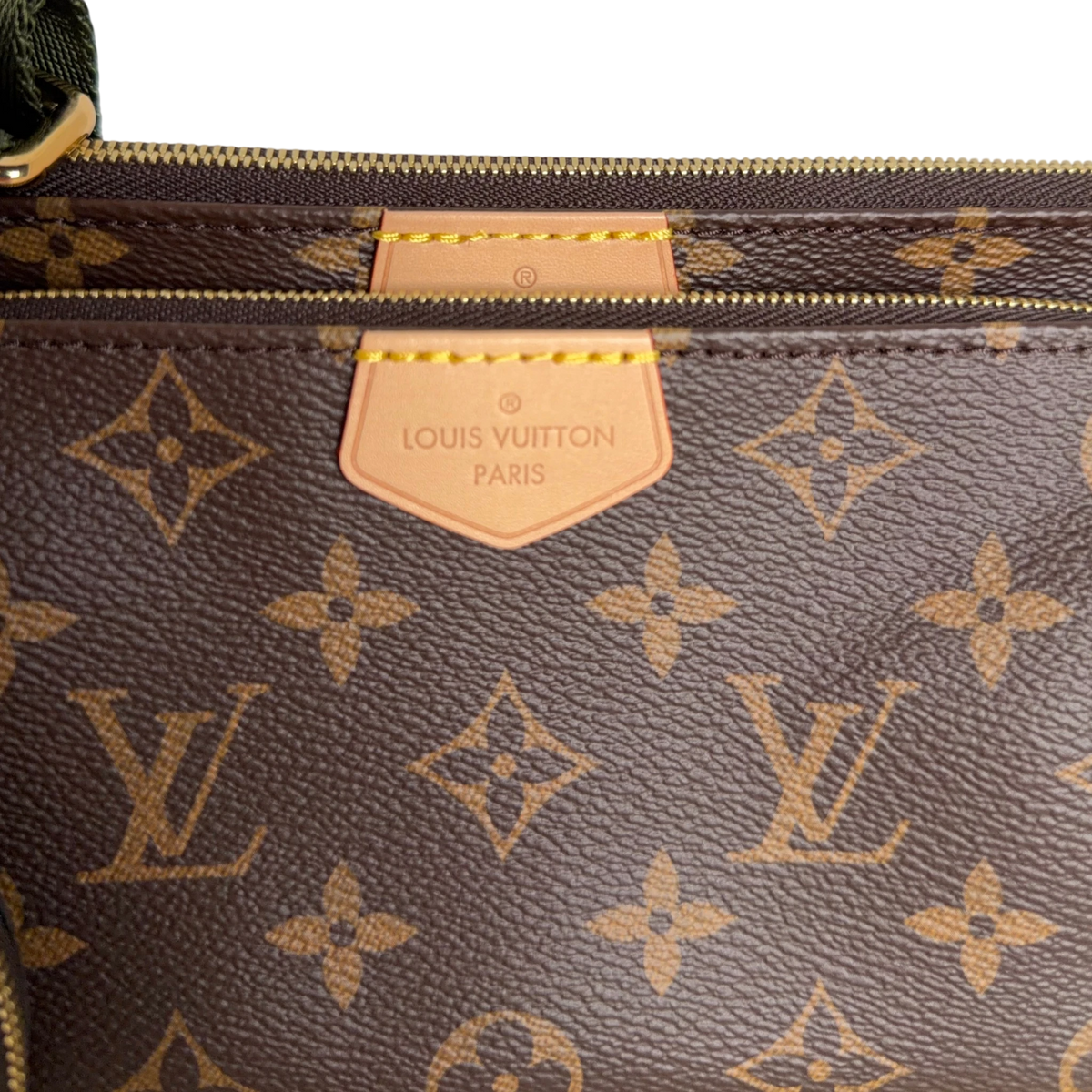 Louis Vuitton Multi Pochette Accessoires Monogram Khaki Fullset – Ansicht 6