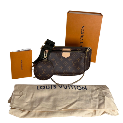 Louis Vuitton Multi Pochette Accessoires Monogram Khaki Fullset – Ansicht 16