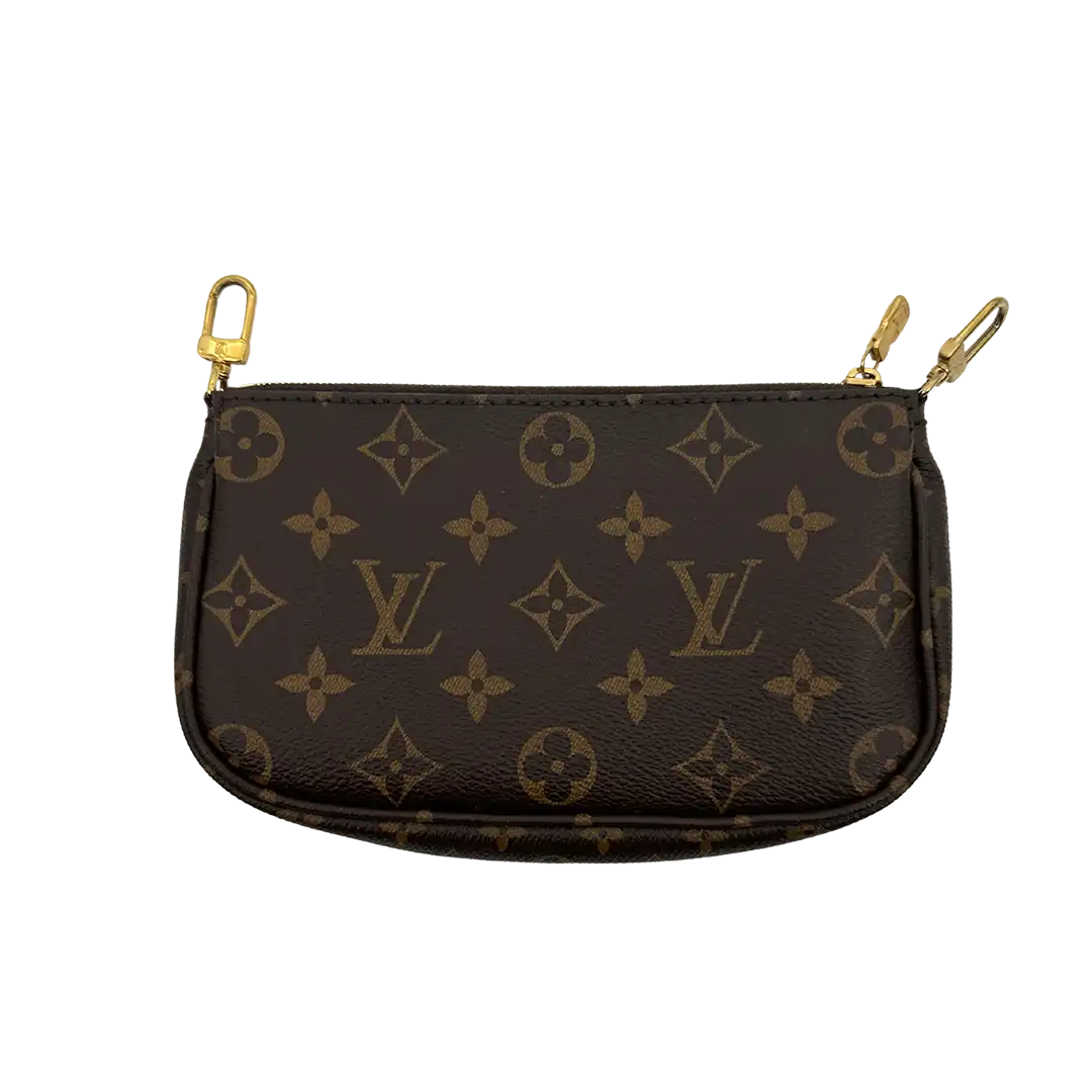 Louis Vuitton Multi Pochette Accessoires Monogram Canvas Khaki M44813 / sehr gut Louis Vuitton