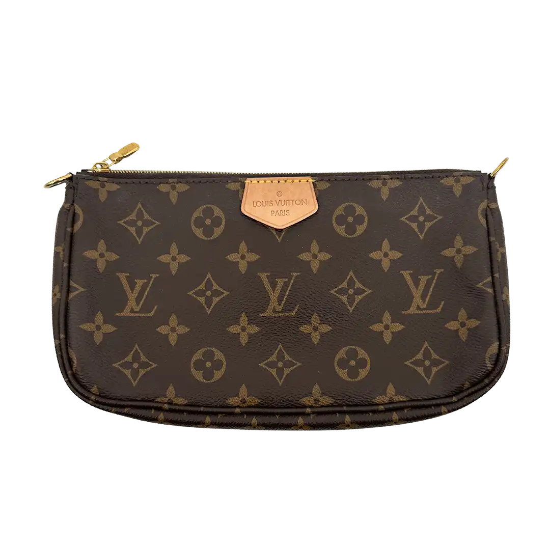 Louis Vuitton Multi Pochette Accessoires Monogram Canvas Khaki M44813 / sehr gut Louis Vuitton