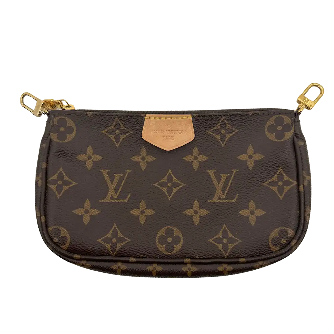 Louis Vuitton Multi Pochette Accessoires Monogram Canvas Khaki M44813 / sehr gut Louis Vuitton