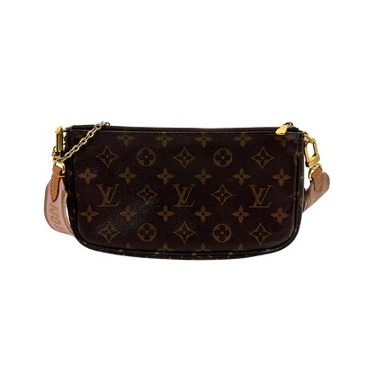 Louis Vuitton Multi Pochette Accessoires Monogram Canvas Rose Clair M44840 / sehr gut Louis Vuitton