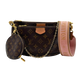 Louis Vuitton Multi Pochette Accessoires Monogram Canvas Rose Clair M44840 / sehr gut Louis Vuitton