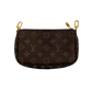 Louis Vuitton Multi Pochette Accessoires Monogram Canvas Rose Clair M44840 / sehr gut Louis Vuitton