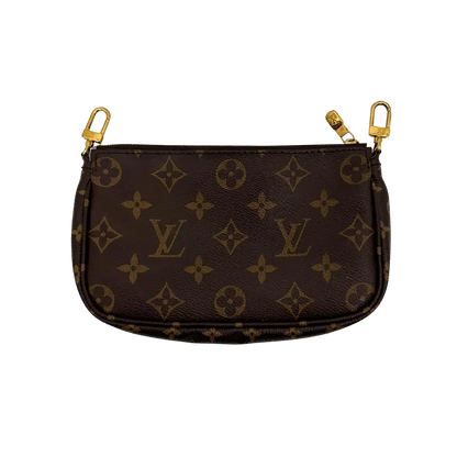 Louis Vuitton Multi Pochette Accessoires Monogram Canvas Rose Clair M44840 / sehr gut Louis Vuitton