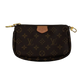 Louis Vuitton Multi Pochette Accessoires Monogram Canvas Rose Clair M44840 / sehr gut Louis Vuitton