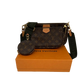 Louis Vuitton Multi Pochette Accessoires Monogram Canvas Khaki M44813 Fullset / sehr gut Louis Vuitton