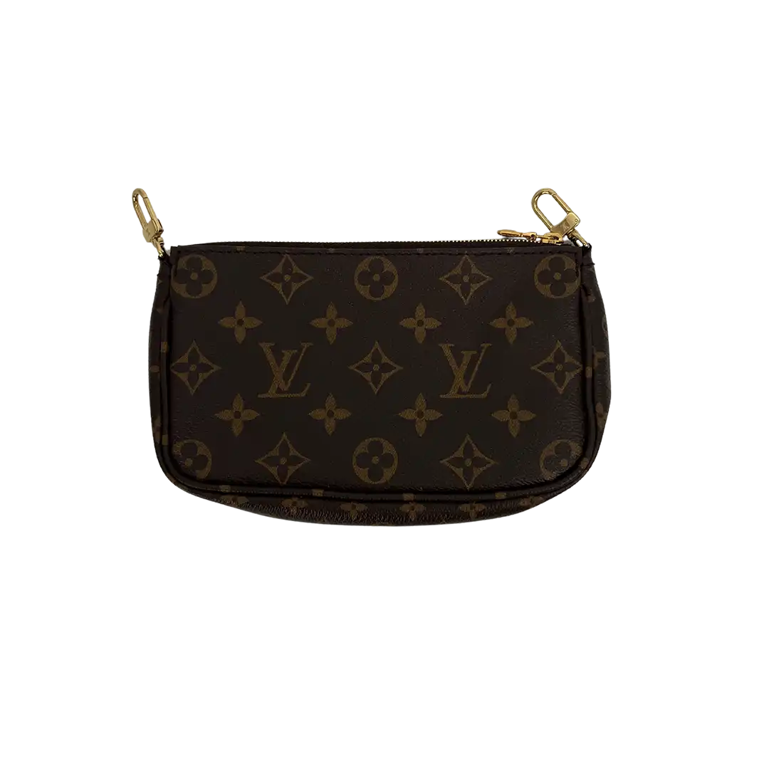 Louis Vuitton Multi Pochette Accessoires Monogram Canvas Khaki M44813 Fullset/ neu Louis Vuitton