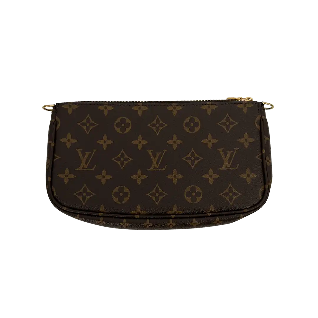 Louis Vuitton Multi Pochette Accessoires Monogram Canvas Khaki M44813 Fullset/ neu Louis Vuitton