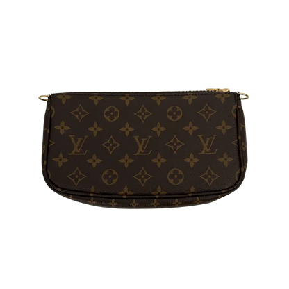Louis Vuitton Multi Pochette Accessoires Monogram Canvas Khaki M44813 Fullset/ neu Louis Vuitton