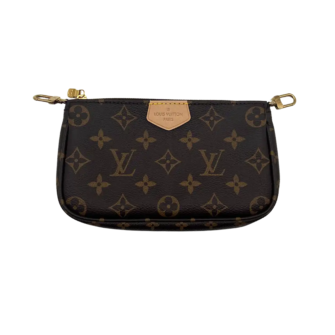 Louis Vuitton Multi Pochette Accessoires Monogram Canvas Rose Clair M44840 Fullset/ neu Louis Vuitton