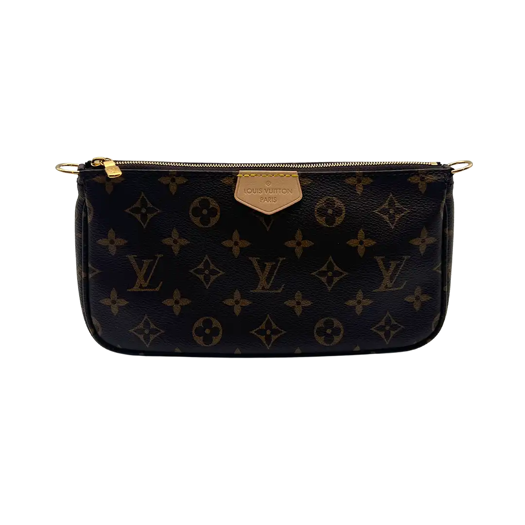 Louis Vuitton Multi Pochette Accessoires Monogram Canvas Rose Clair M44840 Fullset/ neu Louis Vuitton