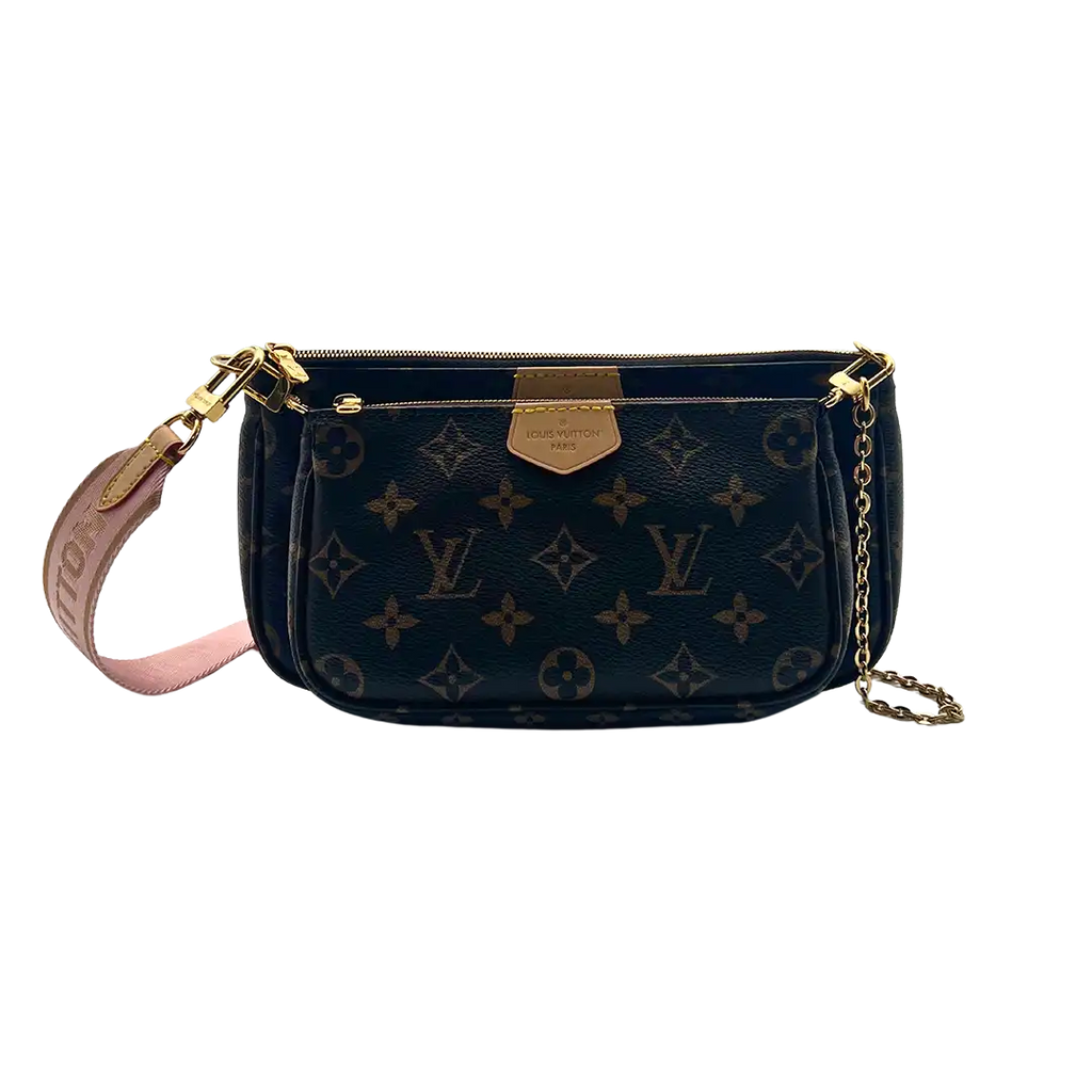 Louis Vuitton Multi Pochette Accessoires Monogram Canvas Rose 