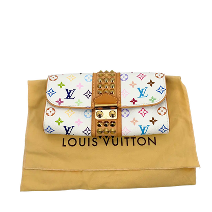 Louis Vuitton Multicolor Monogram Courtney Clutch M45639 / sehr gut Louis Vuitton