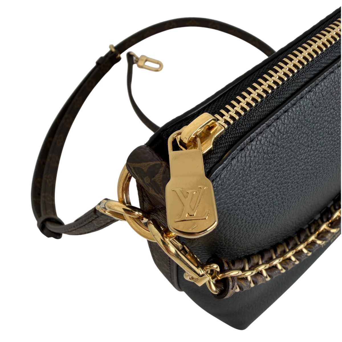 Louis Vuitton Multipass Mini Kalbsleder Schwarz Gold Full Set