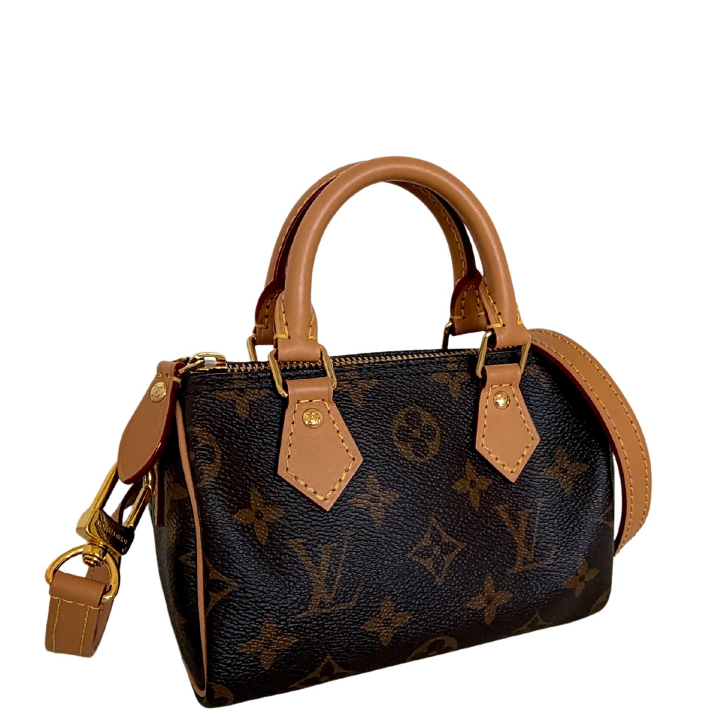 Louis Vuitton Nano Speedy Monogram Canvas braun 2022 M81085 / neuwertig Louis Vuitton
