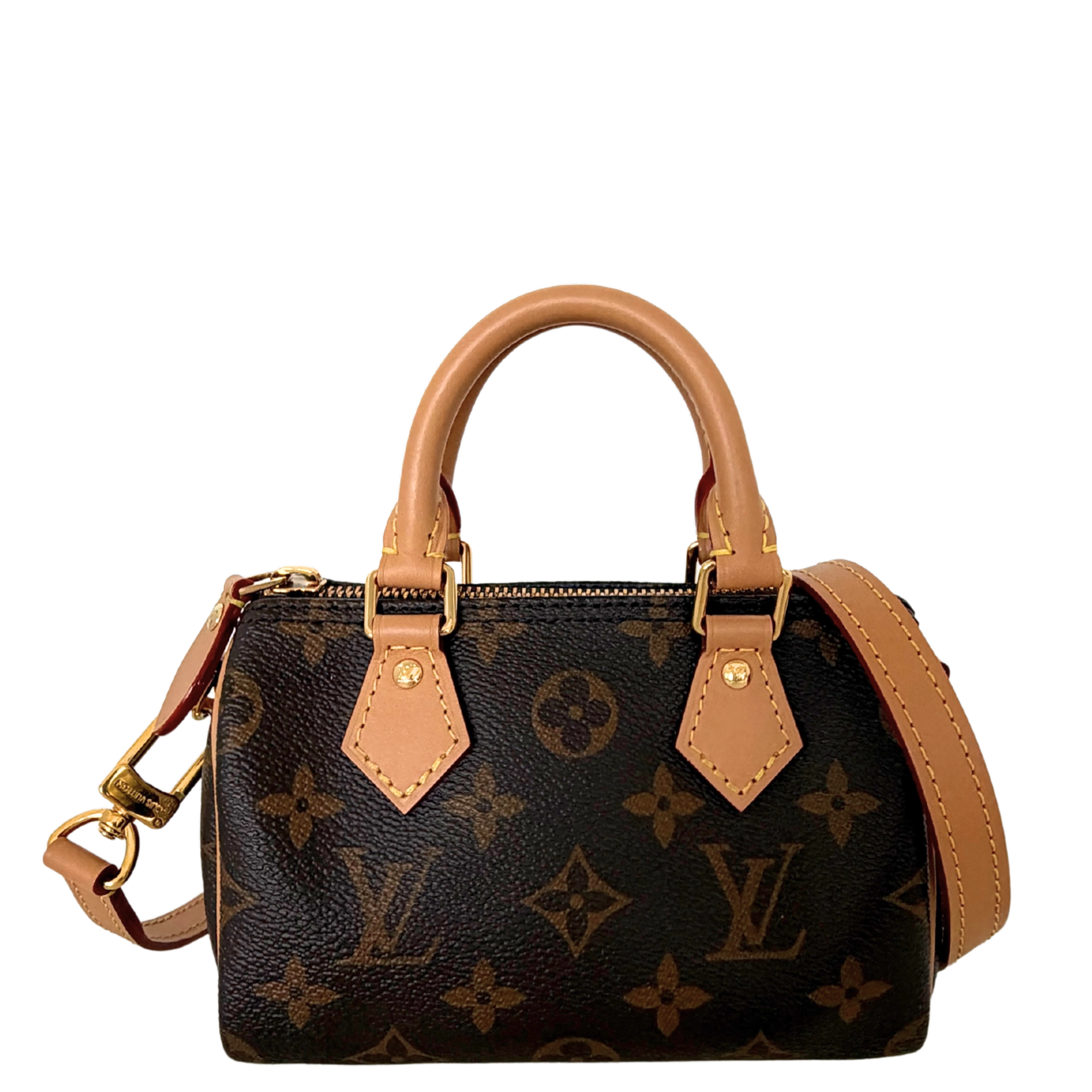 Louis Vuitton Nano Speedy Monogram Canvas braun 2022 M81085 / neuwertig Louis Vuitton