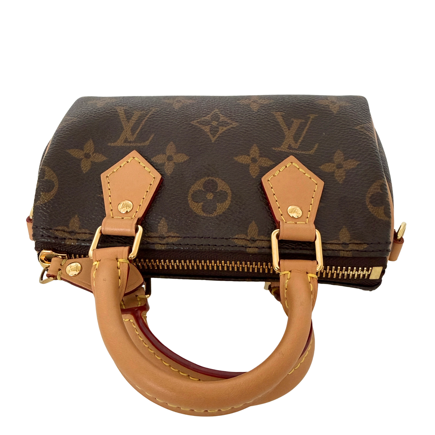 Louis Vuitton Nano Speedy Monogram Canvas braun 2022 M81085 / neuwertig Louis Vuitton