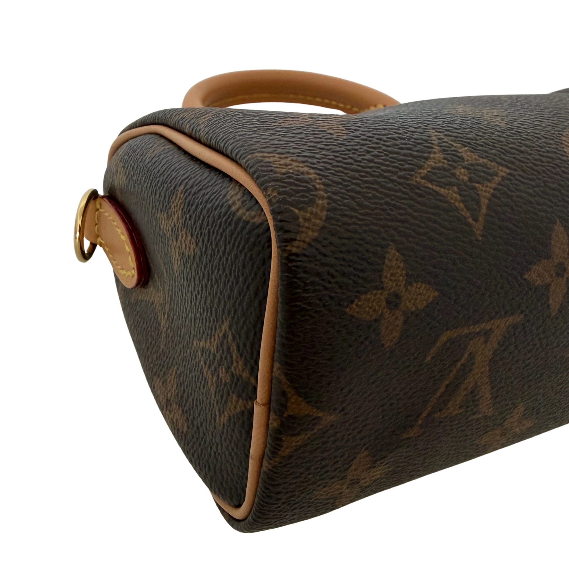 Louis Vuitton Nano Speedy Monogram Canvas braun 2022 M81085 / neuwertig Louis Vuitton