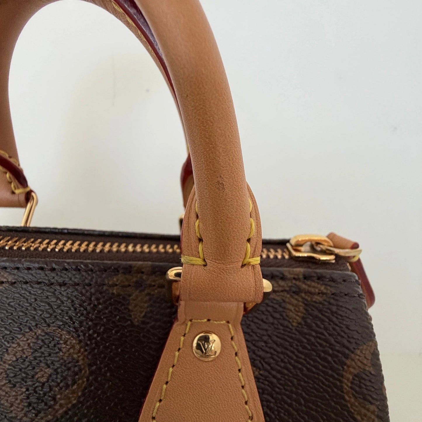 Louis Vuitton Nano Speedy Monogram Canvas braun 2022 M81085 / neuwertig Louis Vuitton