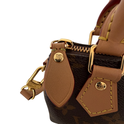 Louis Vuitton Nano Speedy Monogram Canvas braun 2022 M81085 / neuwertig Louis Vuitton