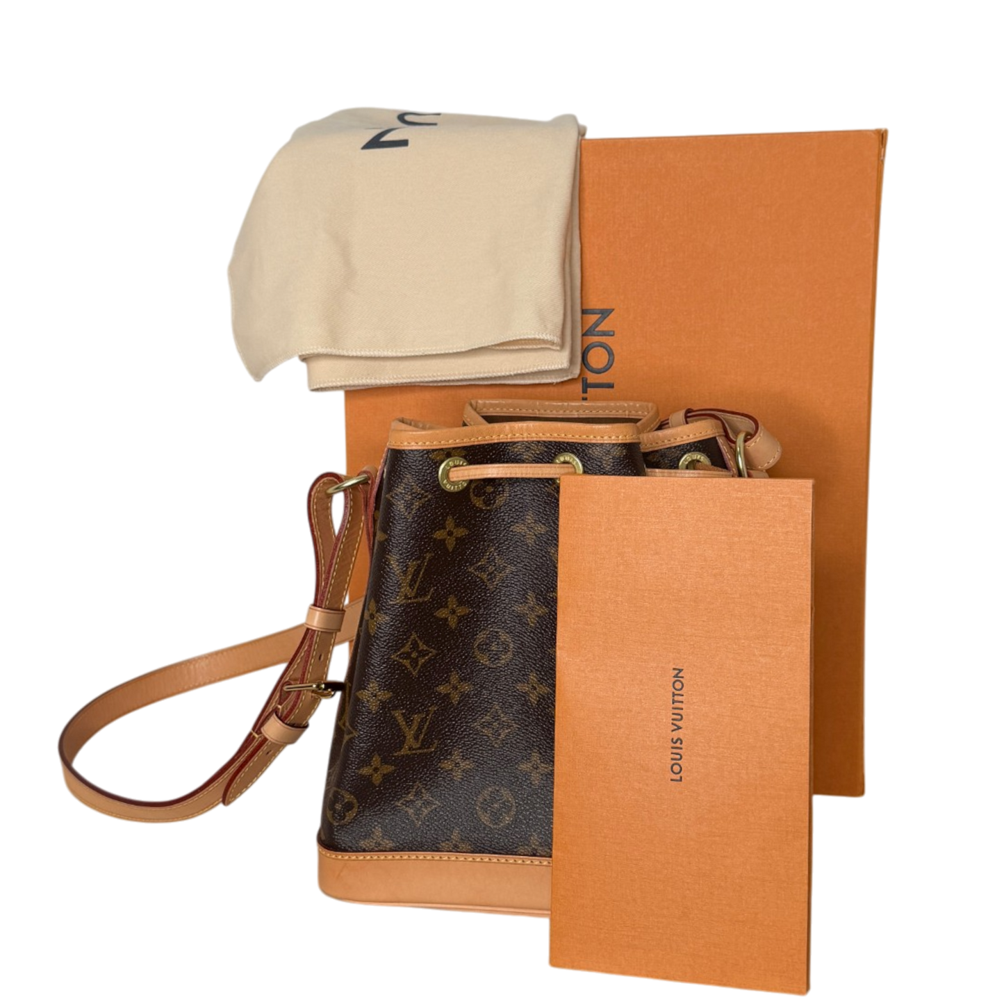 Louis Vuitton Noé BB Monogram Canvas Fullset Louis Vuitton
