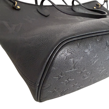 Louis Vuitton Neverfull MM Empreinte Monogram M45685 Schwarz / sehr gut Louis Vuitton