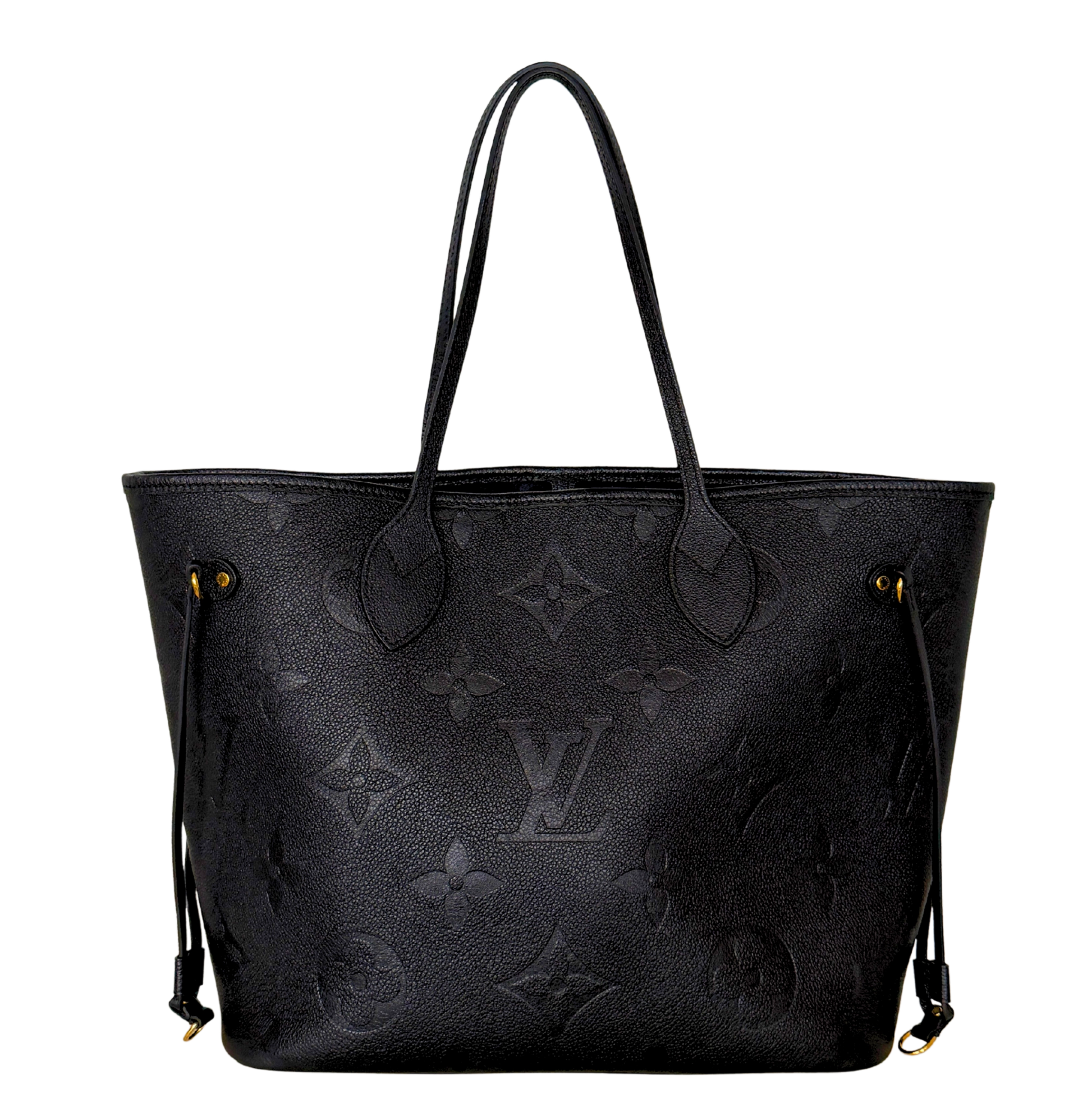 Louis Vuitton Neverfull MM Empreinte Monogram M45685 Schwarz / sehr gut Louis Vuitton