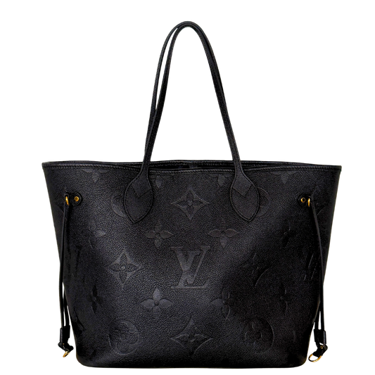 Louis Vuitton Neverfull MM Empreinte Monogram M45685 Schwarz / sehr gut Louis Vuitton
