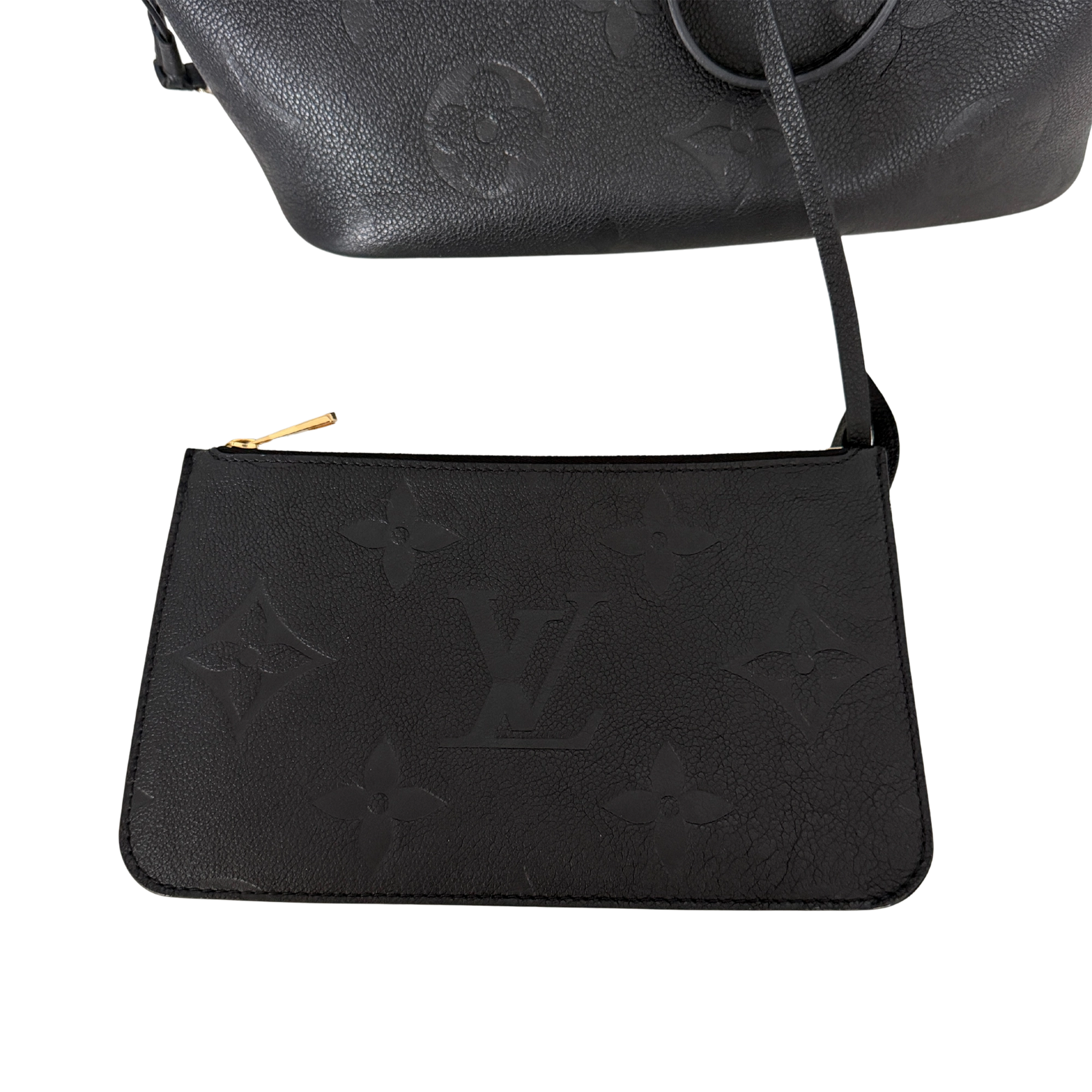 Louis Vuitton Neverfull MM Empreinte Monogram M45685 Schwarz / sehr gut Louis Vuitton