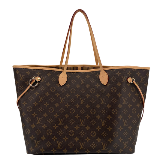 Louis Vuitton Neverfull GM Monogram Canvas Braun mit Pochette