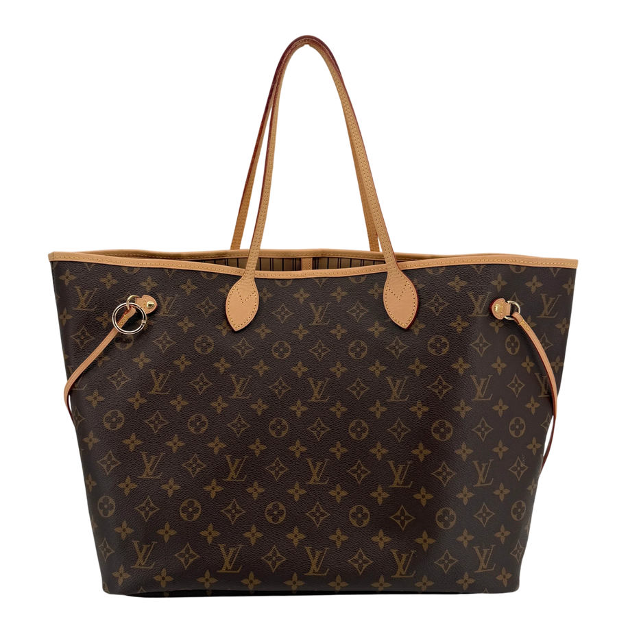 Louis Vuitton Neverfull GM Monogram Canvas Braun mit Pochette