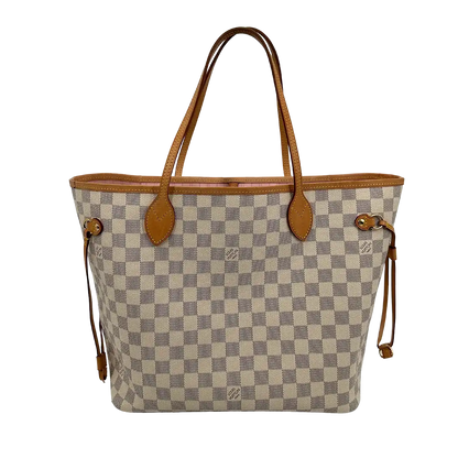 Louis Vuitton Neverfull MM Damier Azur 2018 / sehr gut Louis Vuitton