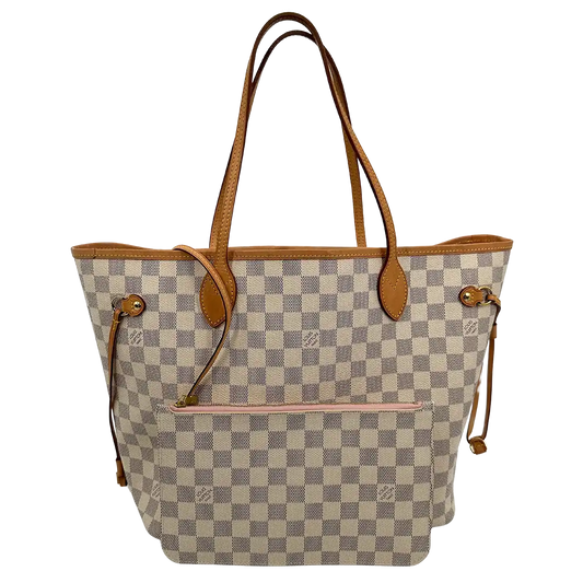 Louis Vuitton Neverfull MM Damier Azur 2018 / sehr gut Louis Vuitton