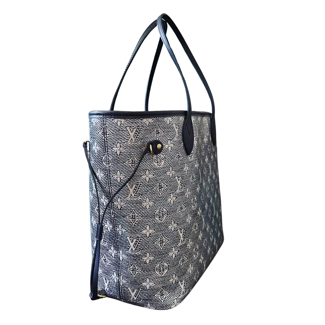 Louis Vuitton Neverfull MM Monoglam dunkelblau M22921 Fullset neuwer Echtheitscheck