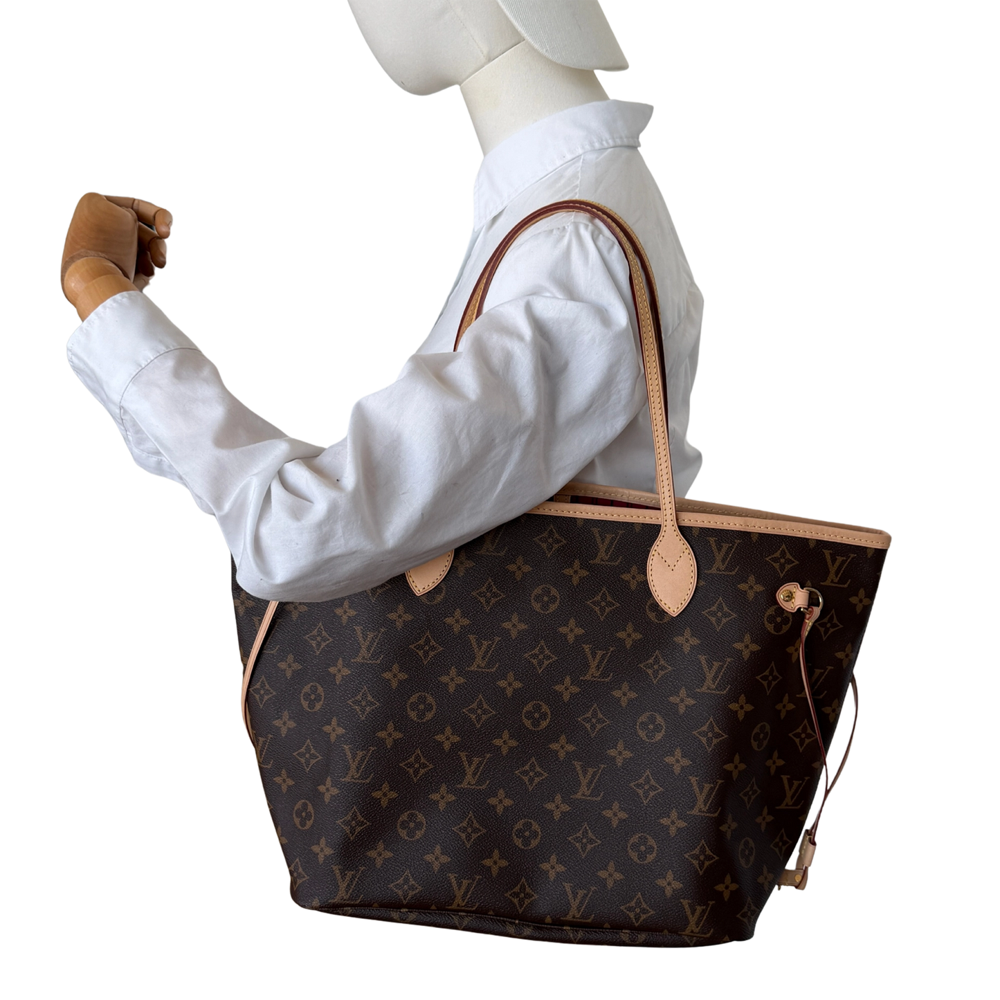 Louis Vuitton Neverfull Monogram MM Pivoine / neuwertig Echtheitscheck
