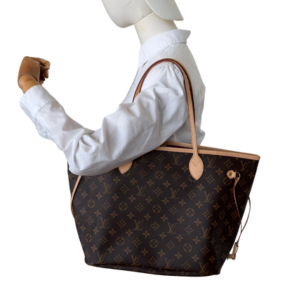Louis Vuitton Neverfull Monogram MM Pivoine / neuwertig Echtheitscheck