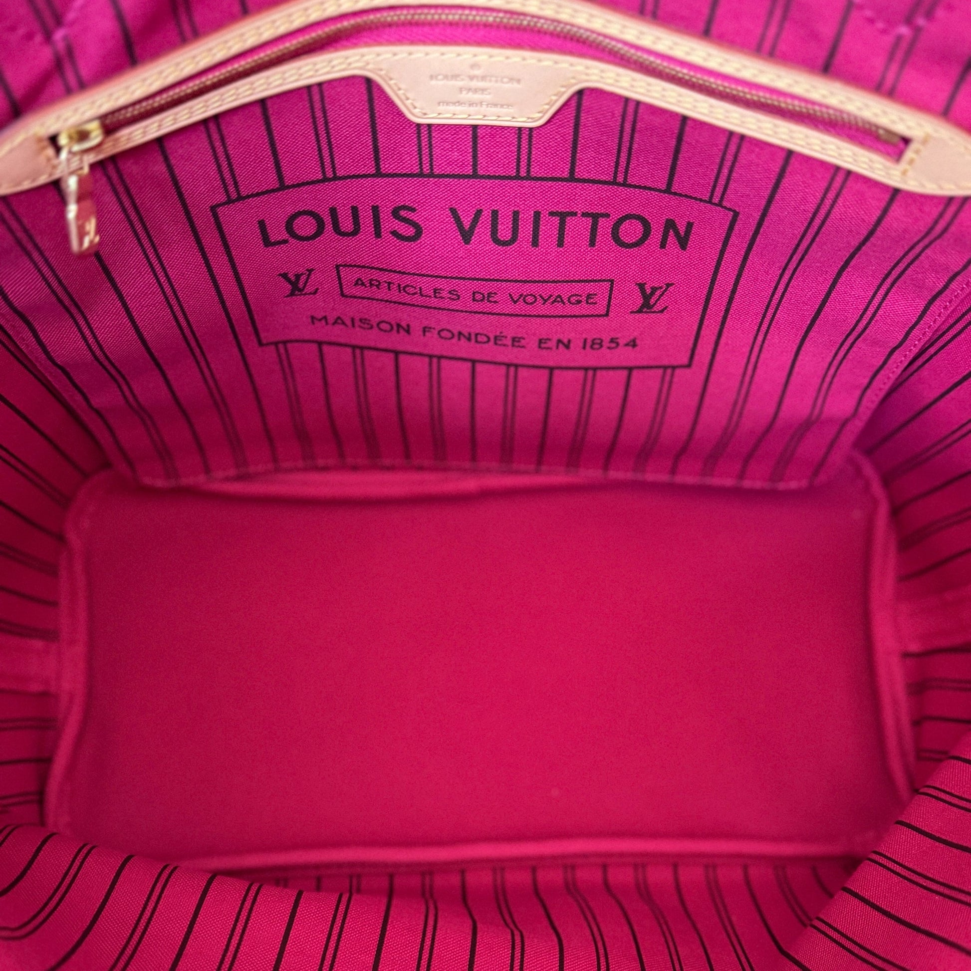 Louis Vuitton Neverfull Monogram MM Pivoine / neuwertig Echtheitscheck
