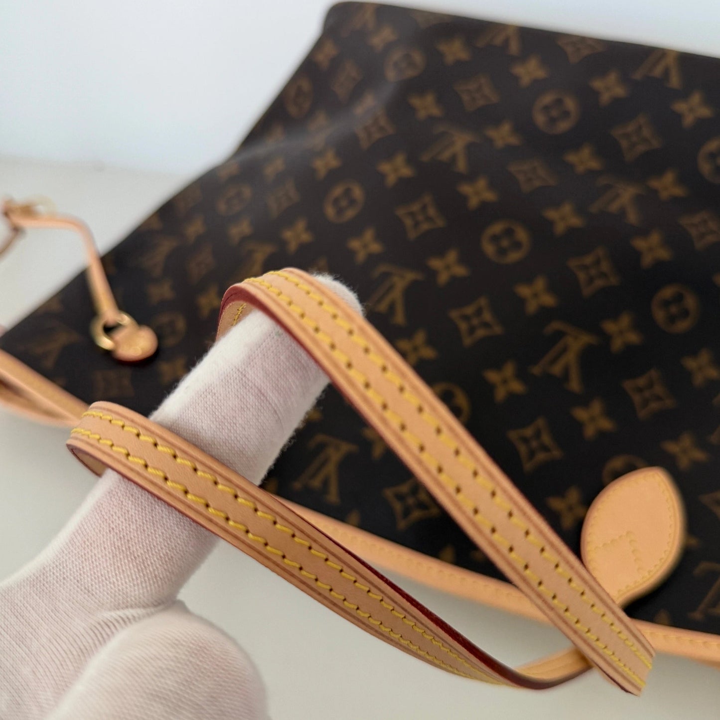 Louis Vuitton Neverfull Monogram MM Pivoine / neuwertig Echtheitscheck