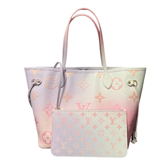 Louis Vuitton Neverfull MM Sunrise Pastell Handtasche Fullset / neuwertig Louis Vuitton