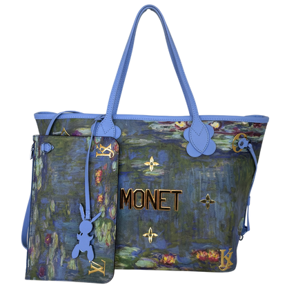 Louis Vuitton x Jeff Koons Neverfull MM Masters Monet Fullset / neuwertig Louis Vuitton