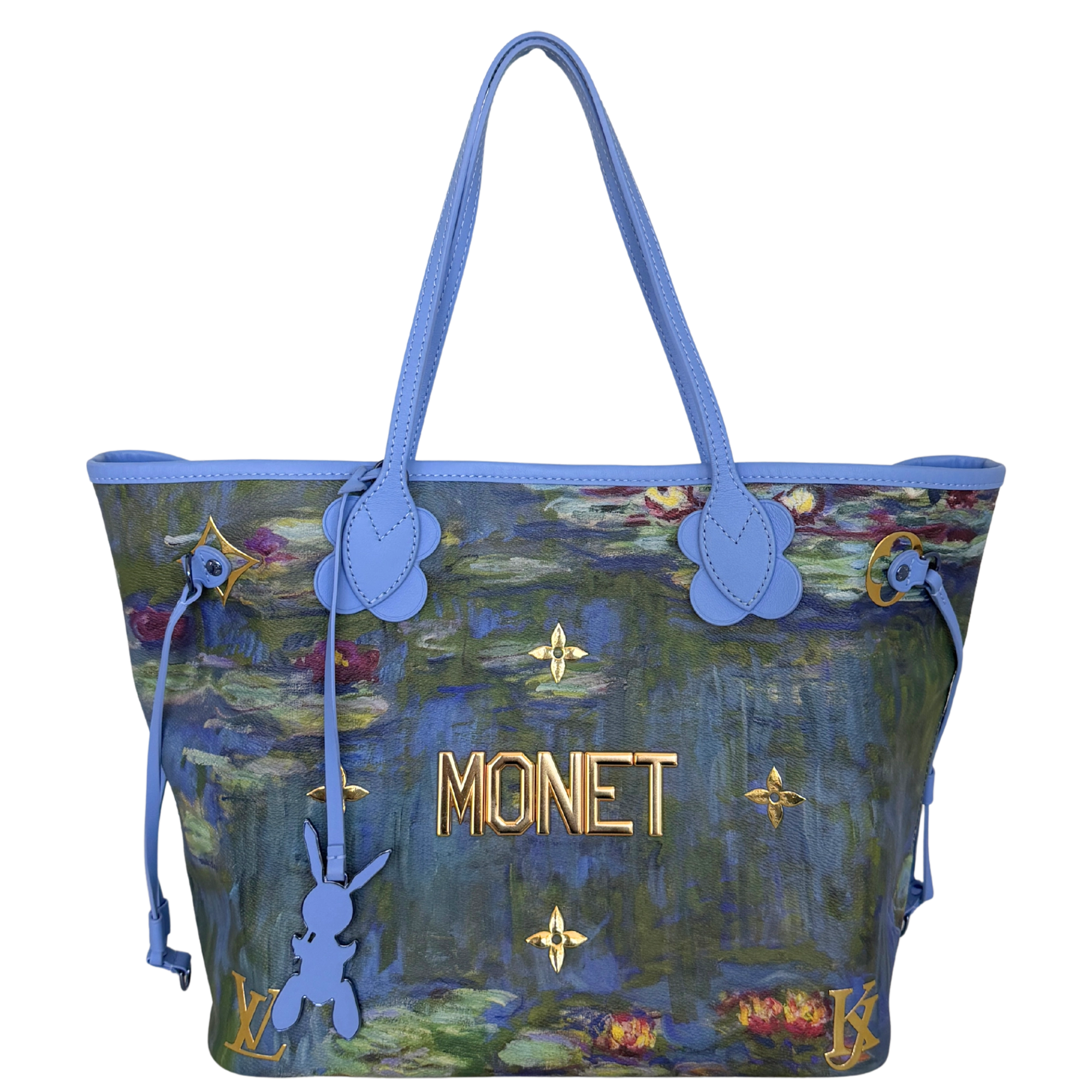 Louis Vuitton x Jeff Koons Neverfull MM Masters Monet Fullset / neuwertig Louis Vuitton