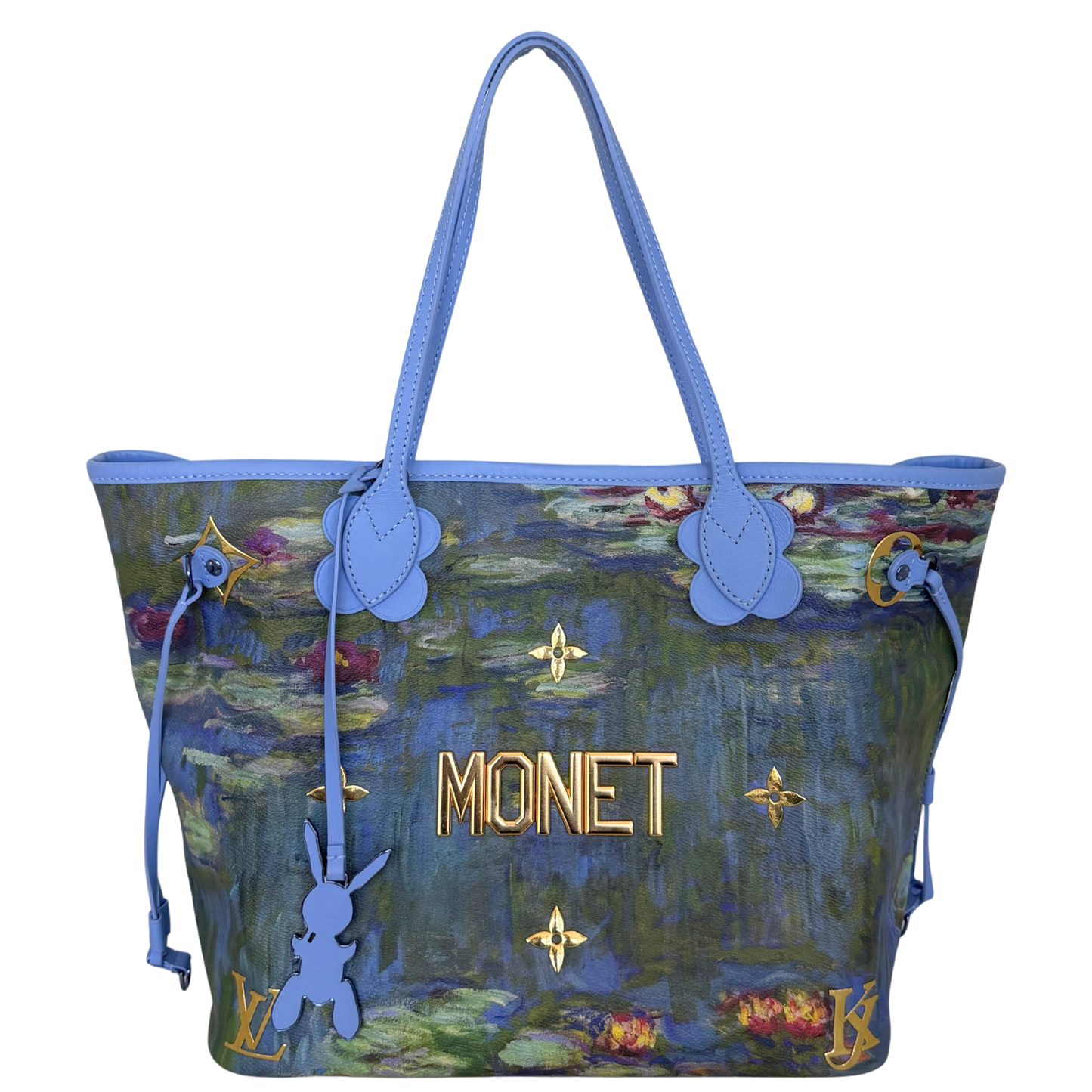 Louis Vuitton x Jeff Koons Neverfull MM Masters Monet Fullset / neuwertig Louis Vuitton