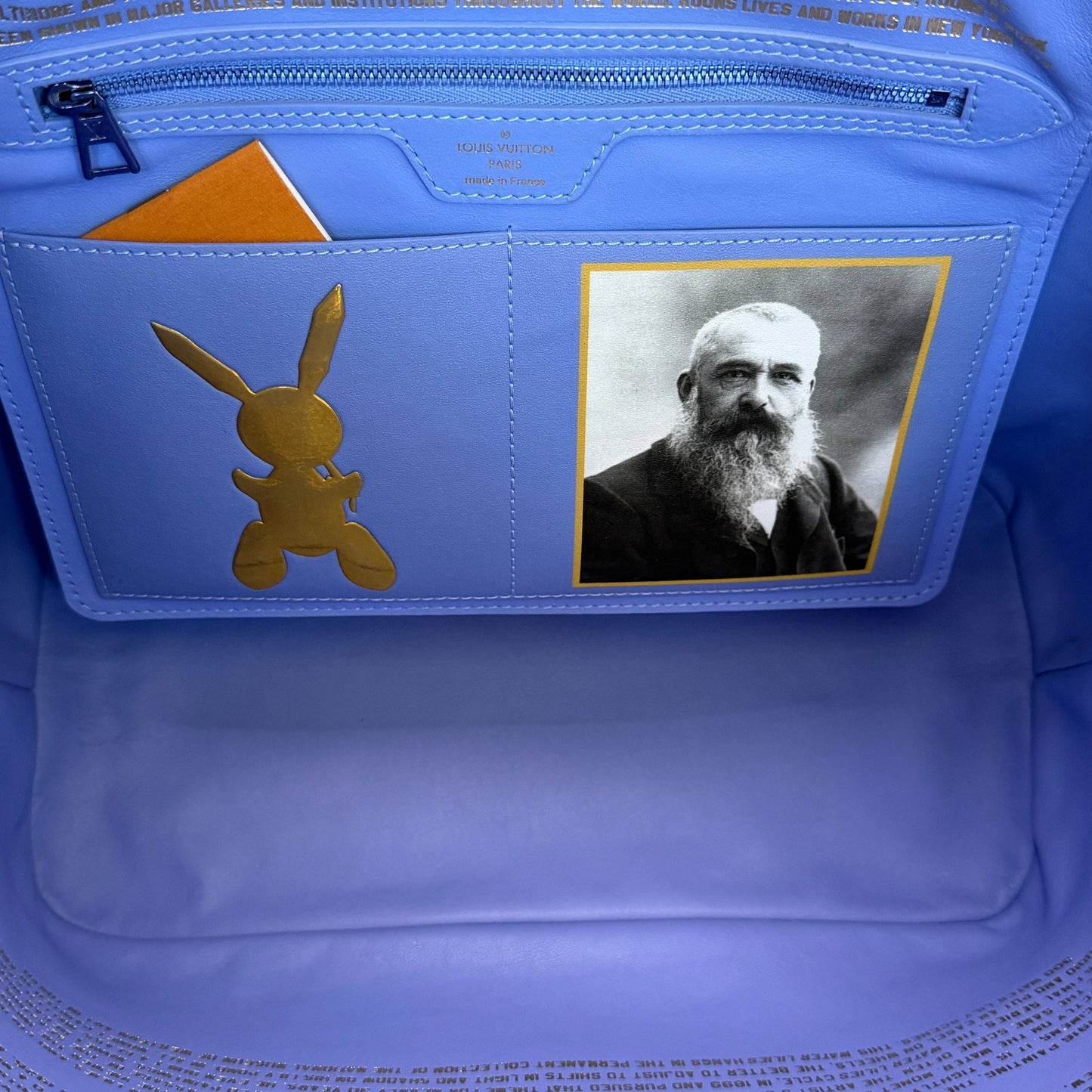 Louis Vuitton x Jeff Koons Neverfull MM Masters Monet Fullset / neuwertig Louis Vuitton