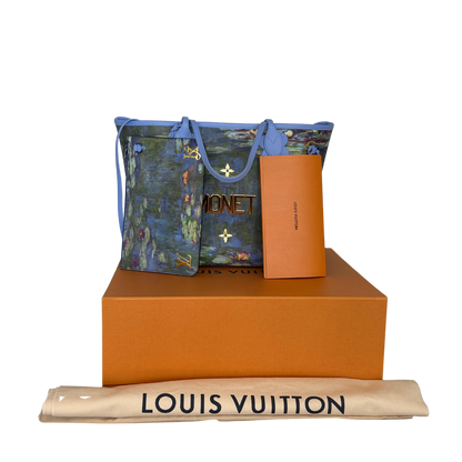 Louis Vuitton x Jeff Koons Neverfull MM Masters Monet Fullset / neuwertig Louis Vuitton