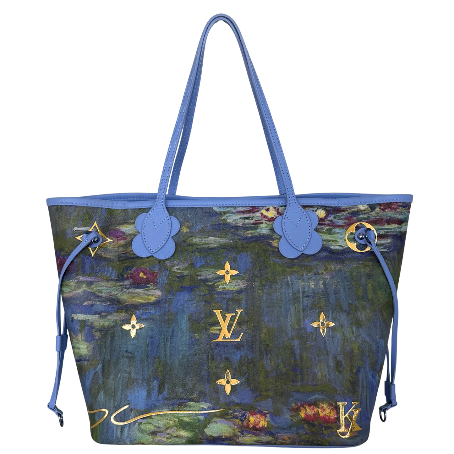 Louis Vuitton x Jeff Koons Neverfull MM Masters Monet Fullset / neuwertig Louis Vuitton