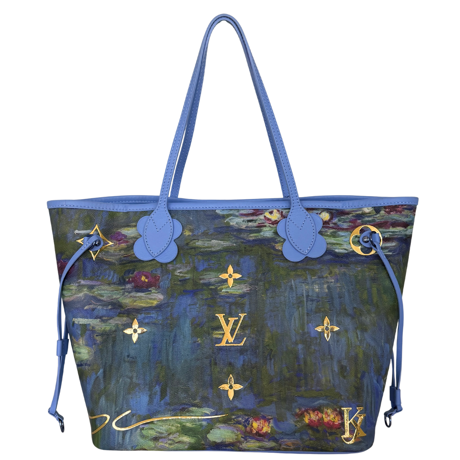 Louis Vuitton x Jeff Koons Neverfull MM Masters Monet Fullset / neuwertig Louis Vuitton