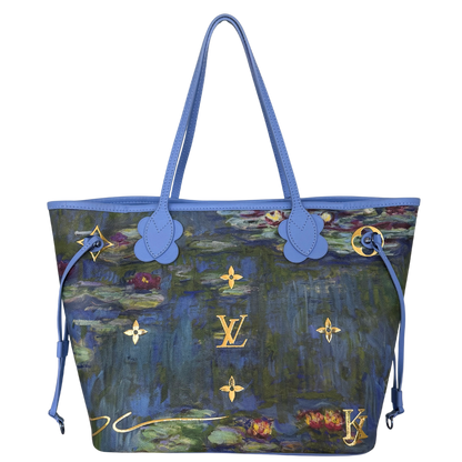 Louis Vuitton x Jeff Koons Neverfull MM Masters Monet Fullset / neuwertig Louis Vuitton