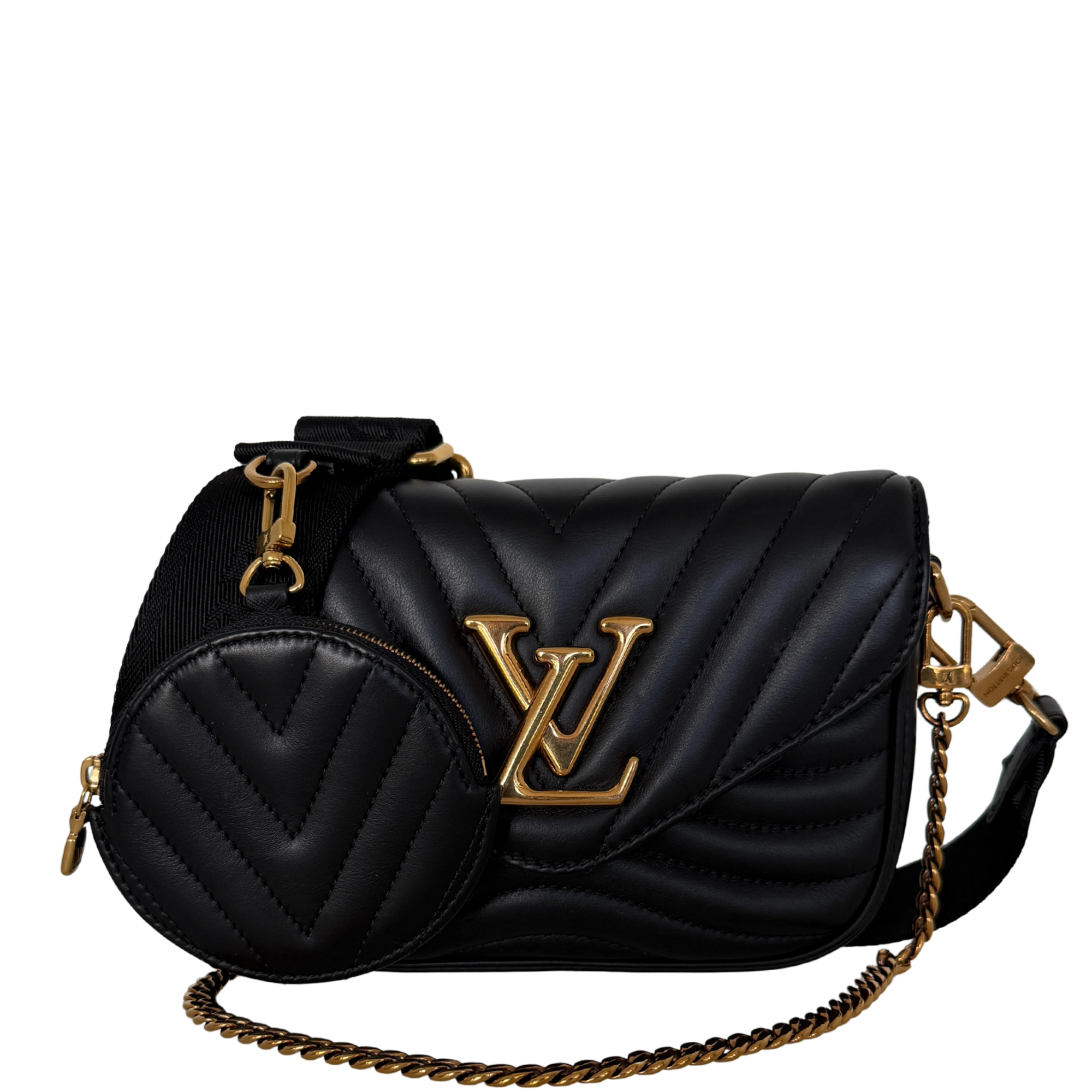 Louis Vuitton New Wave Multi Pochette Leder Fullset / sehr gut Louis Vuitton